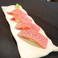 料理メニュー写真 炙り肉寿司　4貫