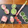 料理メニュー写真 レタスの豚バラ巻き
