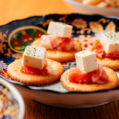 サーモンと味噌漬けクリームチーズ