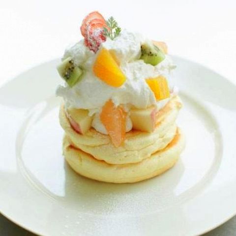 Rainbow Pancake レインボー パンケーキ 表参道 カフェ スイーツ ホットペッパーグルメ
