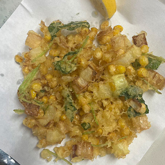 とうもろこしのカキ揚げ