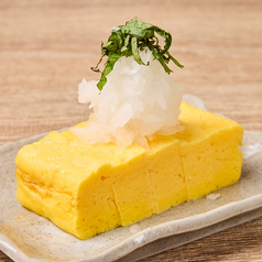 厚焼き玉子の鬼おろし乗せ