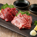 料理メニュー写真&nbsp;馬刺し盛り合わせ