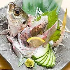 活あじ姿盛り／たたき