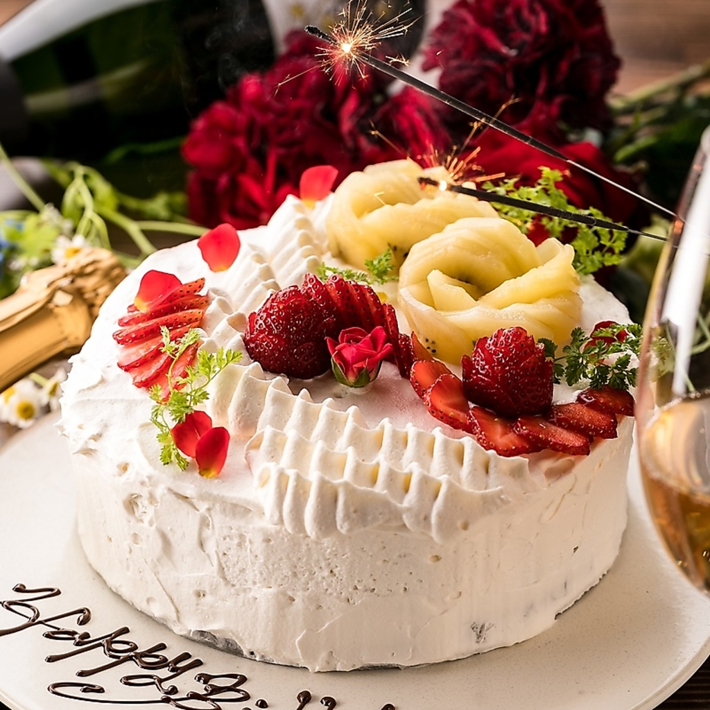 記念日・誕生日 スペシャルデザート盛り合わせ  お好きなメッセージを入れさせて頂きます。