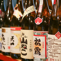 種類豊富な焼酎ラインナップ♪宮崎の希少な焼酎あり◎