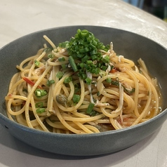 湘南しらすと大葉のペペロンチーノ