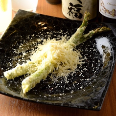 アスパラチーズの天ぷら