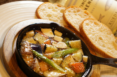 野菜ときのこのアヒージョ