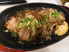 飯屋の豚バラ鉄板