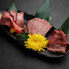 黒毛和牛三点盛り