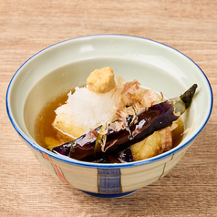 茄子と豆腐の揚げ出し