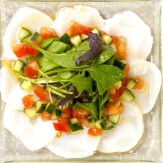 水蛸と夏野菜のカルパッチョ~ホワイトバルサミコソース~