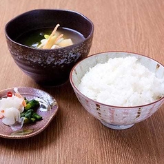 ご飯セット(汁物漬物)