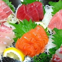 新鮮な鮮魚を使った一品物★お寿司、フライなど♪