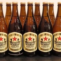 サッポロラガービール「赤星」を450円(490円税込)で提供