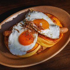 チーズスフレパンケーキ