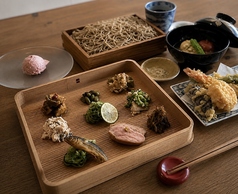 蕎麦屋こんくらいのコース写真
