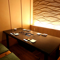 4名様用の掘りごたつ型完全個室です