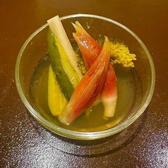 梅酢の手作りピクルス