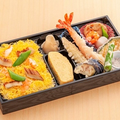 ちらし寿司天ぷら弁当