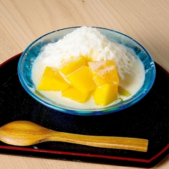 ふわふわミルクかき氷 まるごとマンゴー