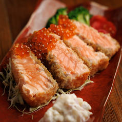 サーモンのレアカツ