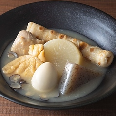 竈火の鶏だしおでん　おまかせ六種盛り