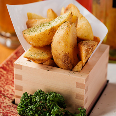 皮付き塩ポテト