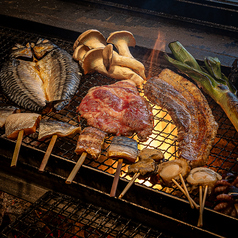 職人が焼き上げる話題の炉端焼き