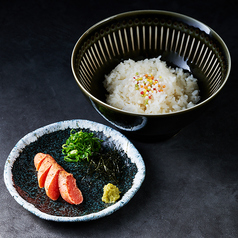 【ご飯】炙り明太茶漬け