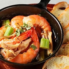 海老のアヒージョ