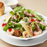 エビとハーブのサラダ（パン付）