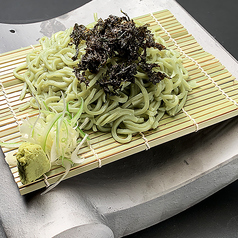 おろしわさびと葉わさびの瓦もり蕎麦