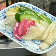 自家製　漬物盛り合わせ