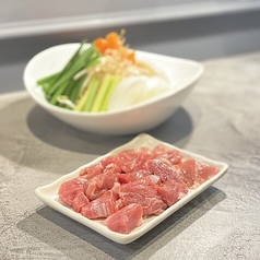 ラムセット(野菜盛付き)