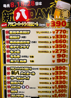 ８の付く日はお得！