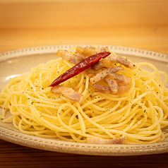 自家製ベーコンのペペロンチーノ