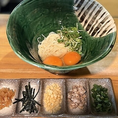 天美卵の釜玉素麺
