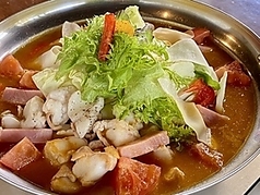 唐柿(トマト)もつ鍋