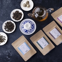 淹れ方にもこだわった中国茶のラインナップも豊富！