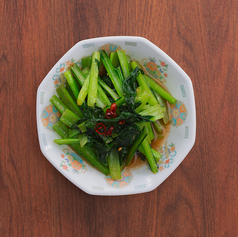 青菜のニンニク炒め