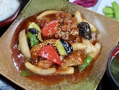 【特製甘酢】揚げ鶏甘酢定食