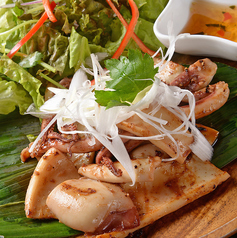 タイ式イカ焼き