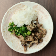 炭香る鶏皮ポン酢