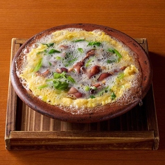 蛍烏賊と芹の玉子とじ