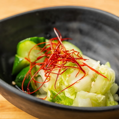 白菜と胡瓜の浅漬け