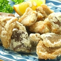 料理メニュー写真&nbsp;せんじがら煮込みの竜田揚げ