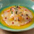 料理メニュー写真&nbsp;本日鮮魚のカルパッチョ～シェフ特性レモンソース～