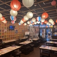 【貸切】壁画をバックに最高の思い出を。賑やかな集まりは当店にお任せください！華やかな桜や風車の壁画をバックに、わいわいとにぎやかに宴会をするのはいかがでしょうか！大人数でのご利用は当店の貸切がおすすめです◎会社宴会や同窓会・歓迎会・送別会など、団体での集まりにぜひご活用ください！
